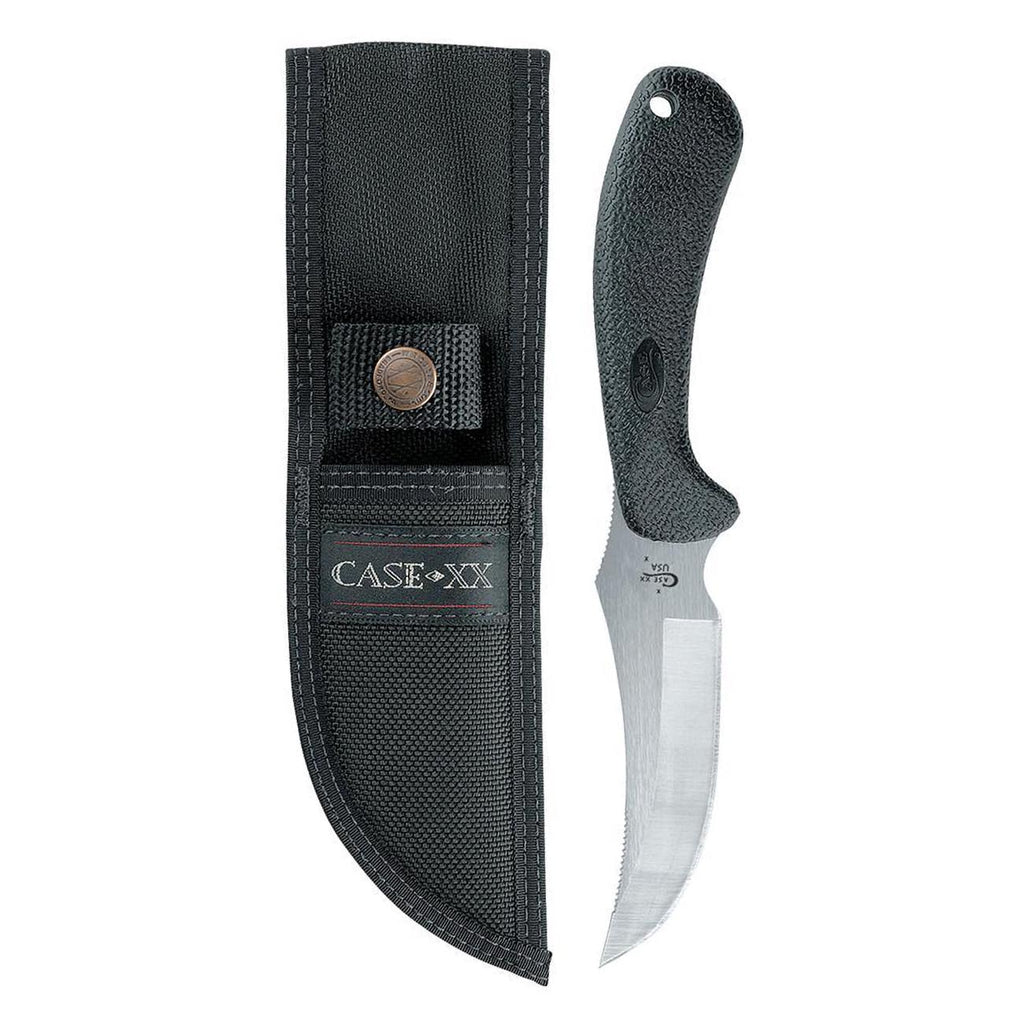 Case WR XX Pocket Knife Ridgeback Hunter Black Zytel Handle W/Nylon Sheath Item #362 - (Ridgeback Hunter)