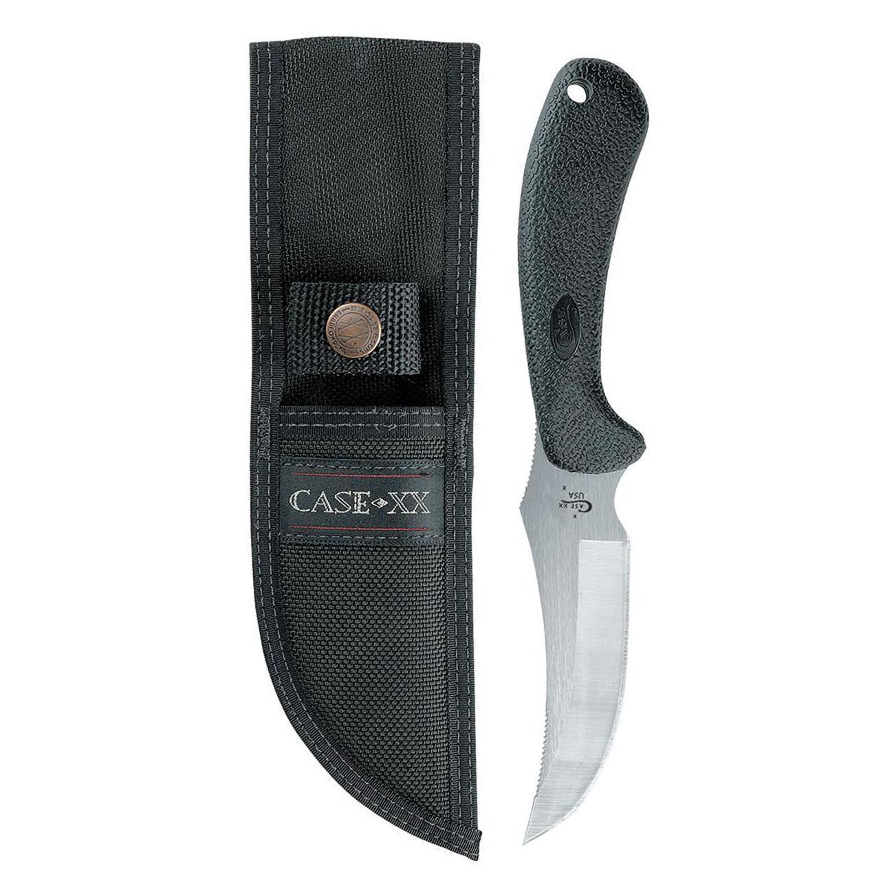 Case WR XX Pocket Knife Ridgeback Hunter Black Zytel Handle W/Nylon Sheath Item #362 - (Ridgeback Hunter)