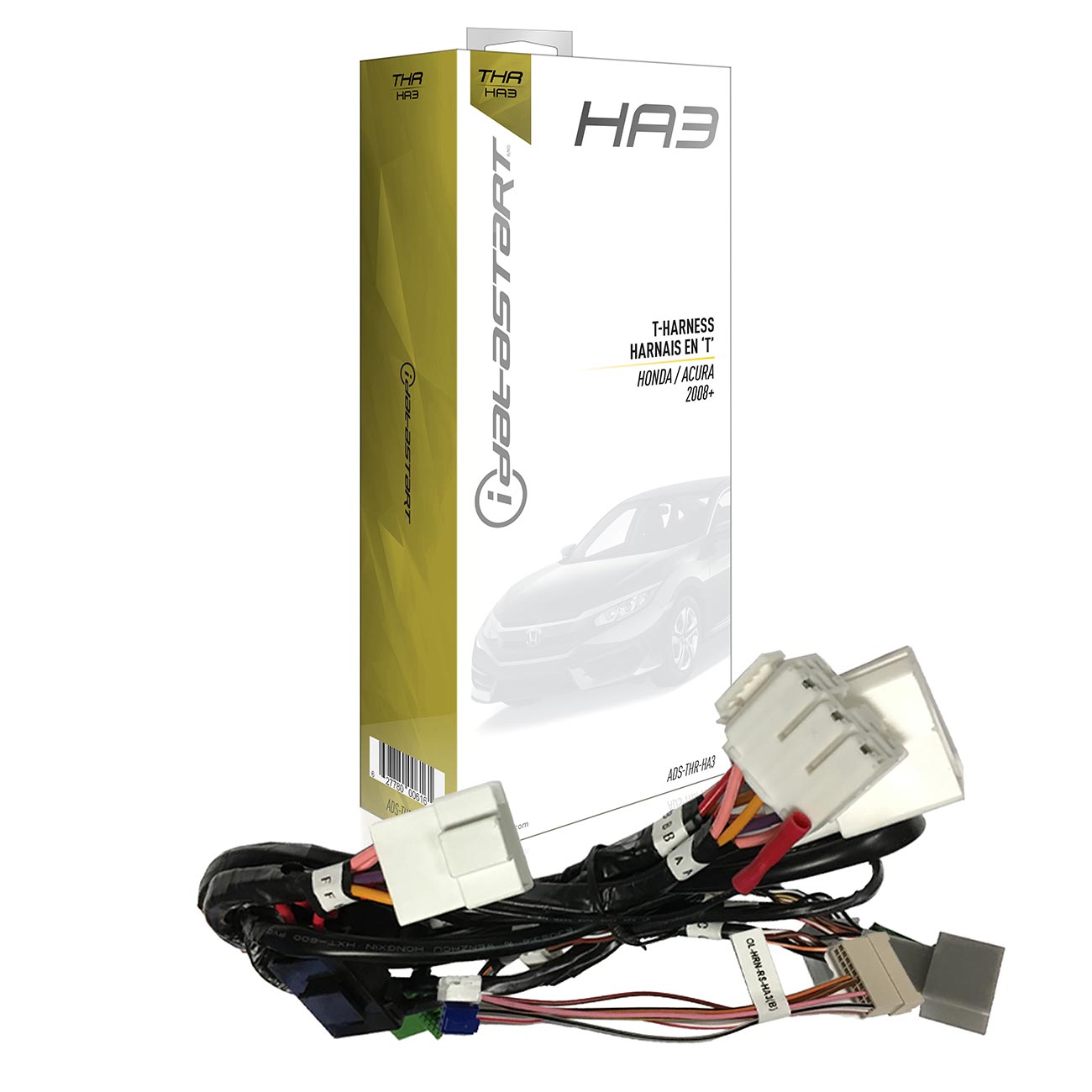iDatalink ADS-THR-HA3 Factory Fit Installation T-Harness for 2008+ Honda & Acura