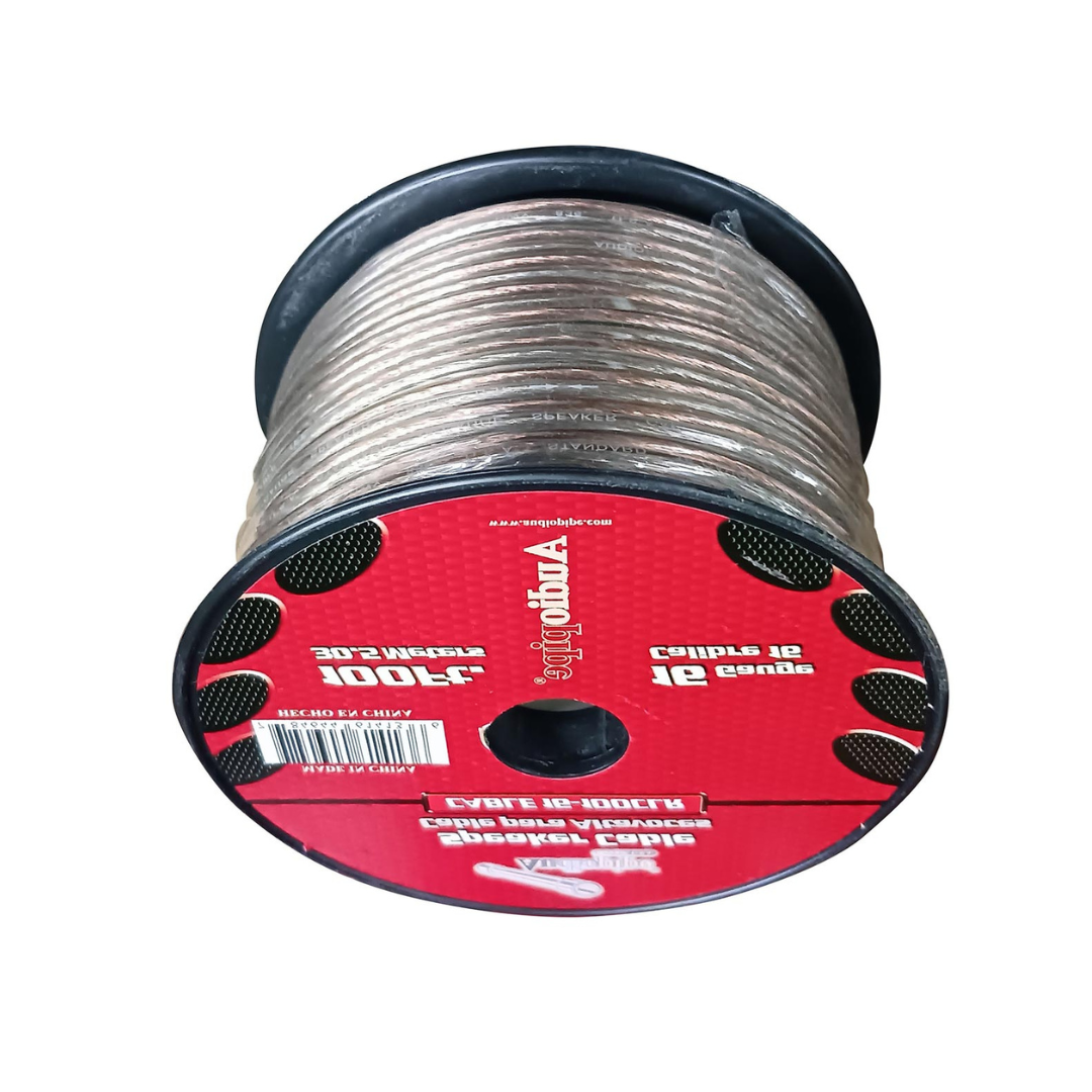 Audiopipe CABLE16100 16ga 100 Clear Speaker Wire