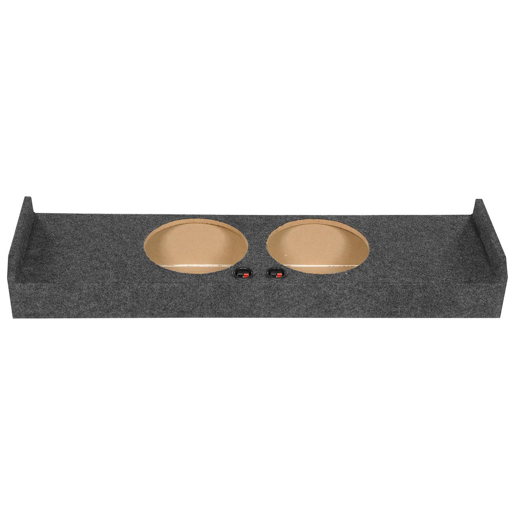 Q Power FORD102009DF Dual 10" Down Firing Subwoofer Enclosure Box for 2009-2016 Ford F-150 Super Crew Cab Trucks