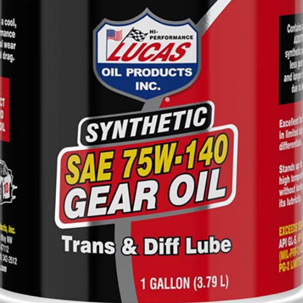 Lucas Oil 10122 Synthetic SAE 75W-140 Gear Oil - 1 Gallon