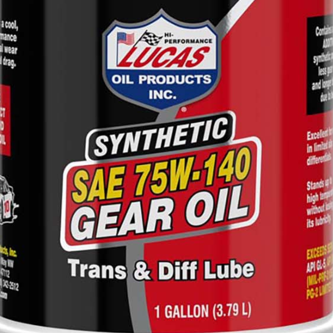 Lucas Oil 10122 Synthetic SAE 75W-140 Gear Oil - 1 Gallon
