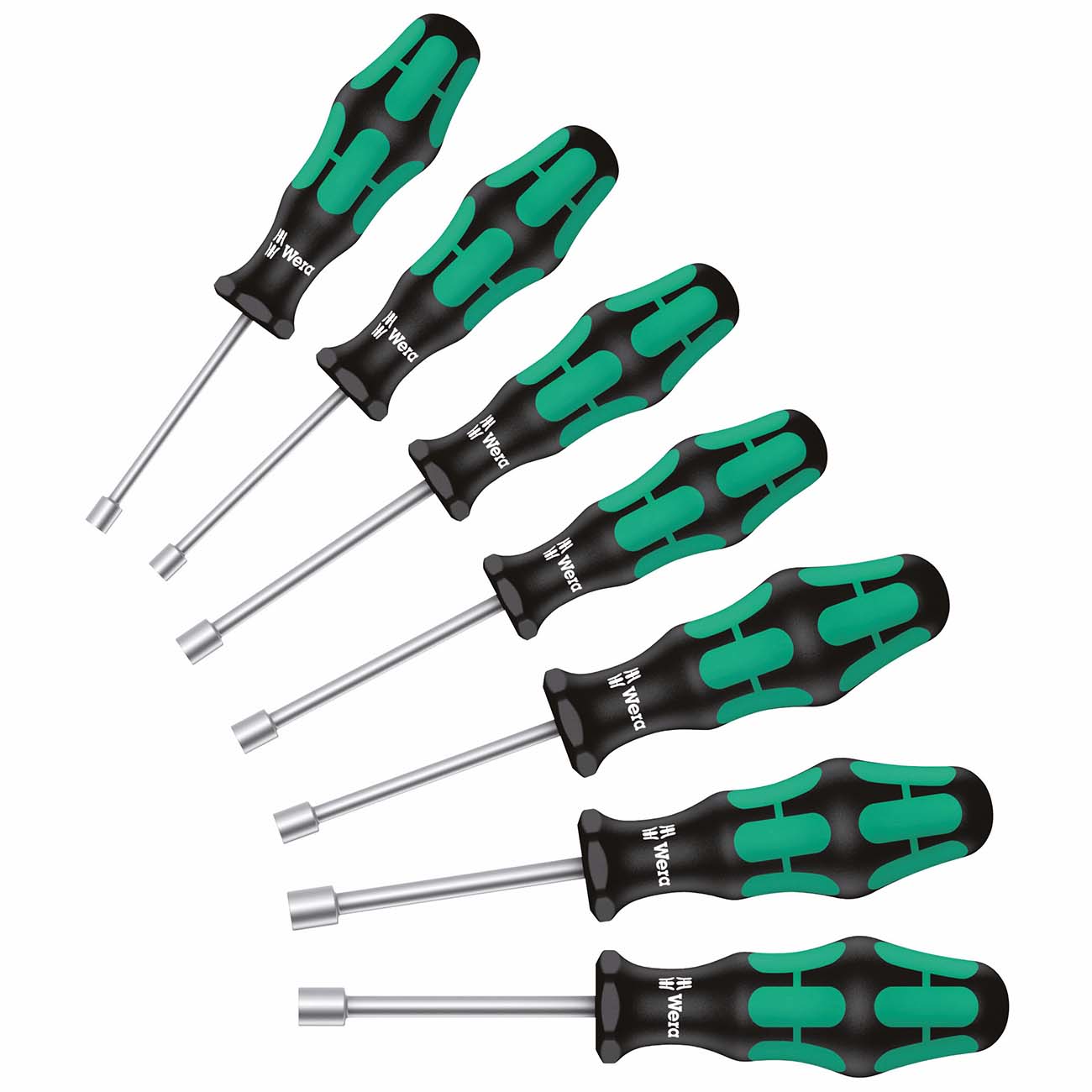 Wera 05029510001 Metric Hollow Shaft Nutdriver Set – 7 Piece