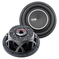 ORION XTR Series XTR10SWD4 Shallow Mount 10” Car Subwoofer, 1600W Max Power, 400W RMS, Dual 4 Ohm, UV Coated Cone, NBR Surround – Compact Slim Subwoofer for Clean Bass in Tight Car Audio Installs