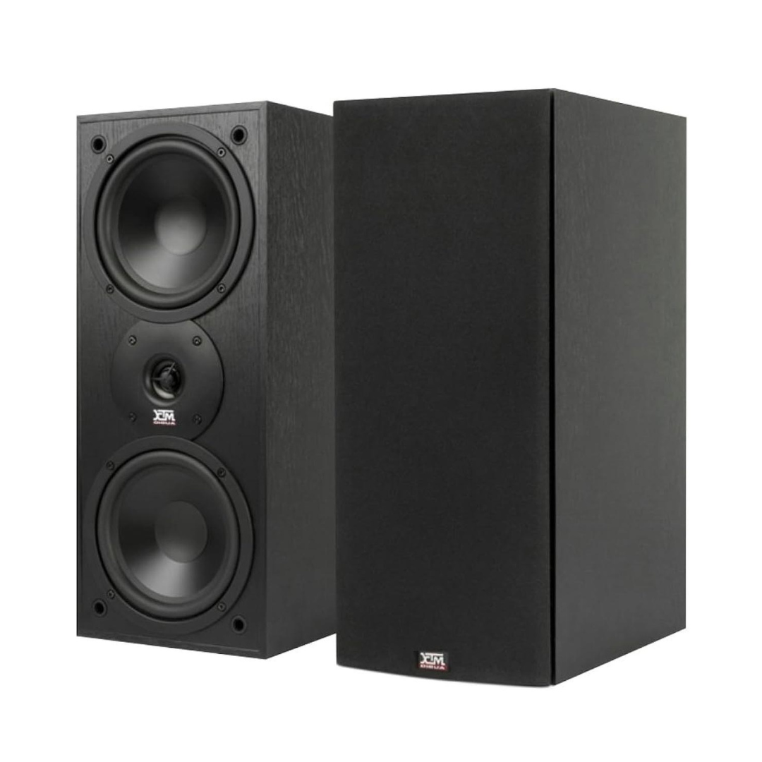 MTX Audio MONITOR60I 6.5" 2-Way Monitor Series Bookshelf Speakers, Black