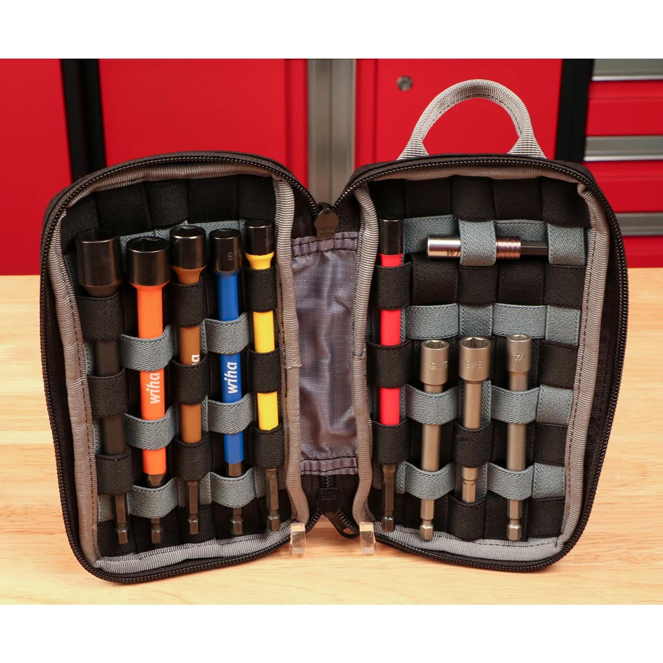Wiha 91472 Cordura Utility Organizer Zipper Tool Pouch