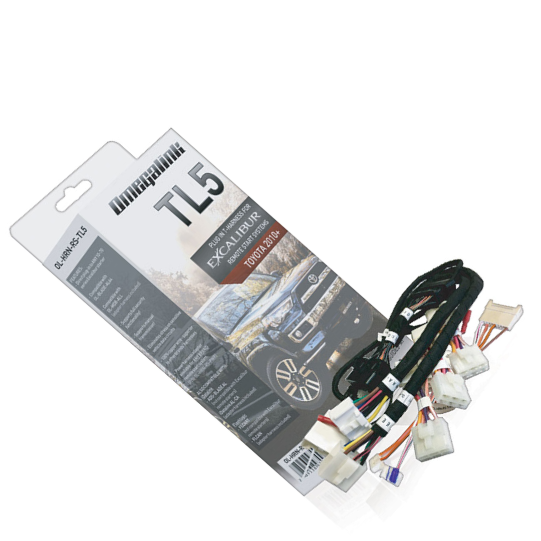 OmegaLink OLHRNRSTL5 T-Harness Plug-and-Play Remote Start Wiring Kit for Select 2010–2023 Toyota & Scion Vehicles