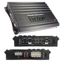 Power Acoustik VA4-1800D, Vertigo Series 4 Channel Car Amplifier, 4-Channel Stereo Amplifier, 1800 Watts 4-Ch Voice Amp for Car Audio, Class A/B 4Ch Amps