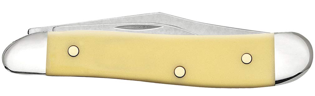 Case Peanut Yellow Chrome Vanadium 2.88 in. Pocket Knife