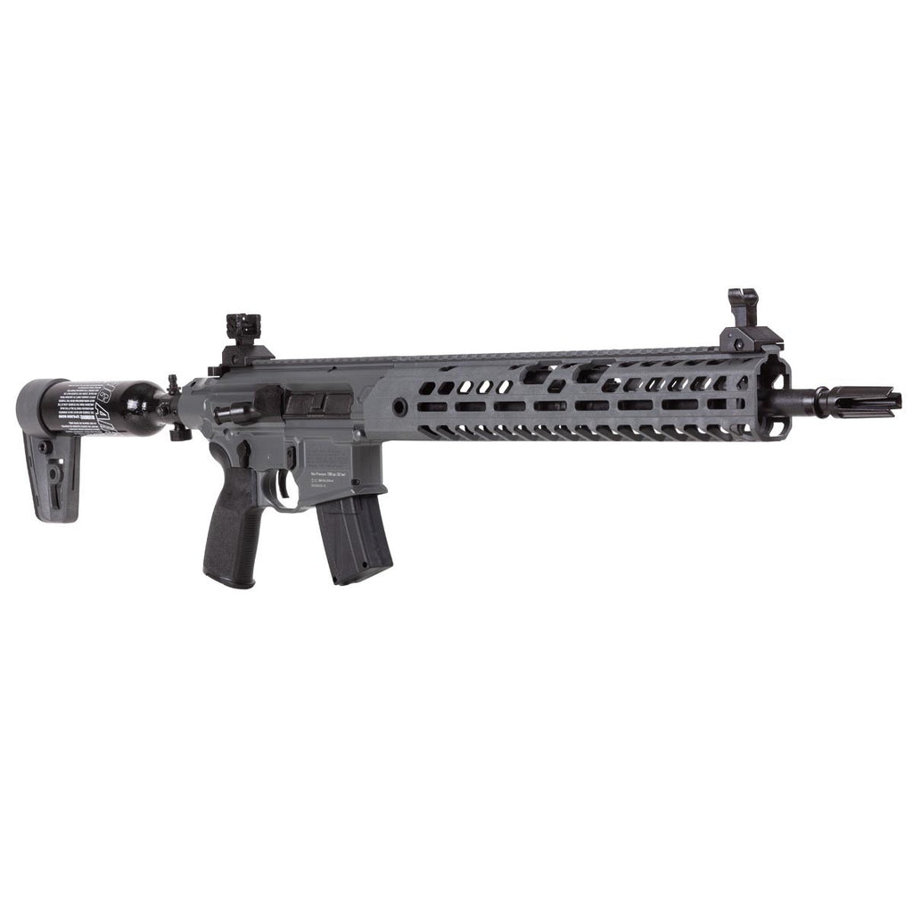 Sig Sauer MCX Virtus PCP Pellet Air Rifle | 30rd RPM .22LR Caliber Semi-Automatic Pre-Charged Pneumatic Rifle for Target Shooting Training