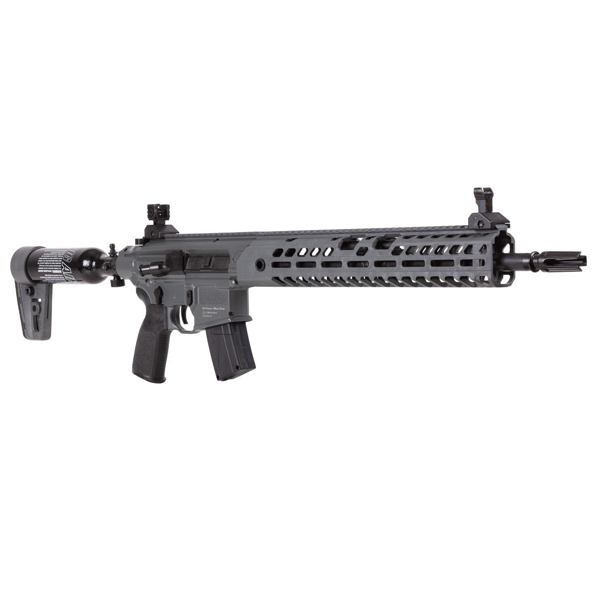 Sig Sauer MCX Virtus PCP Pellet Air Rifle | 30rd RPM .22LR Caliber Semi-Automatic Pre-Charged Pneumatic Rifle for Target Shooting Training