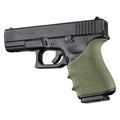 Hogue HandAll Beavertail Rubber Grip Sleeve for Glock 19, 23, 32, 38 (Gen 3-4), OD Green - 17041