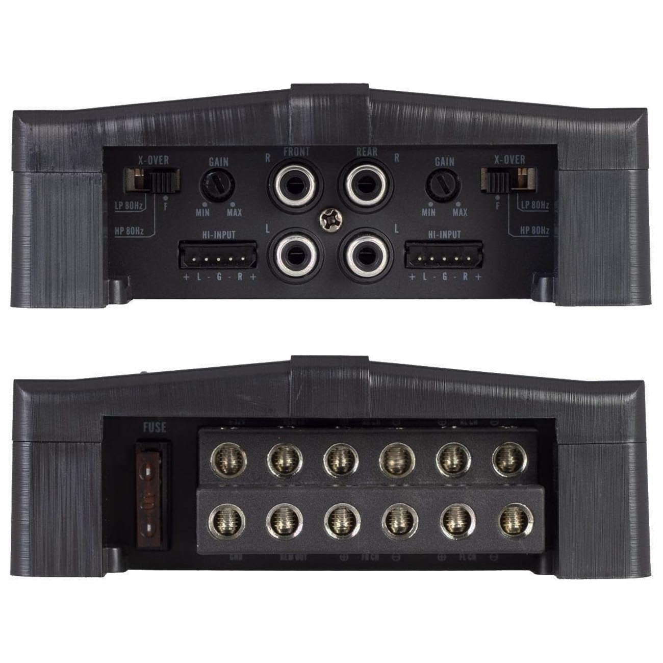 Power Acoustik RZ43000D 4-Channel Compact Car Amplifier – 1500W RMS / 3000W Max