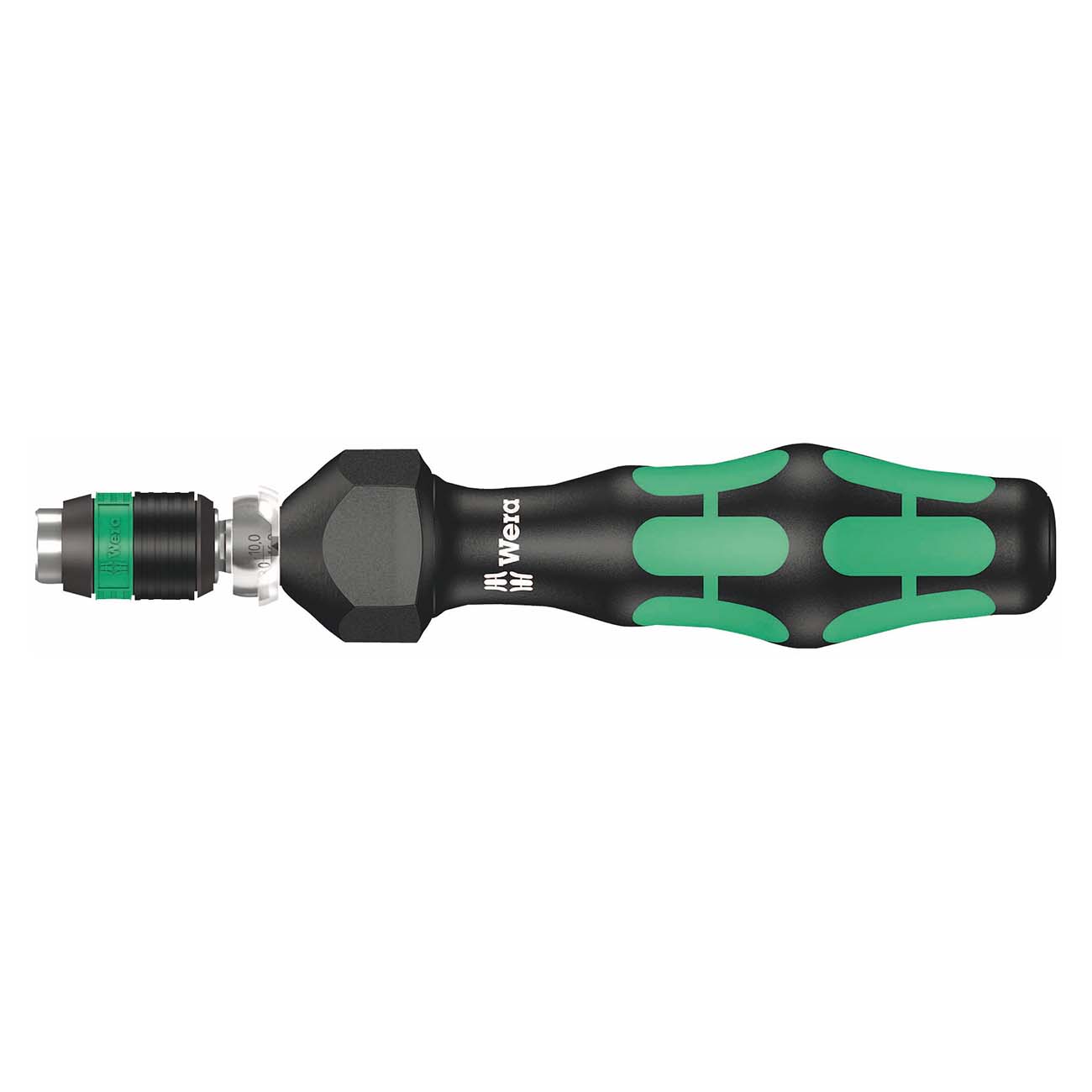 Wera 05074710001 Kraftform 7445 Hexagon Torque Screwdriver, 1/4" Head, 2.5-11.5"/lbs Variable Torque Adjustment Range