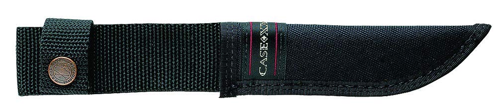 Case Knives 0583 Lightweight Utility Hunter Fixed Blade Knife – 5” Blade, Synthetic Handle, Ballistic Nylon Sheath, Outdoor Hunting Knife