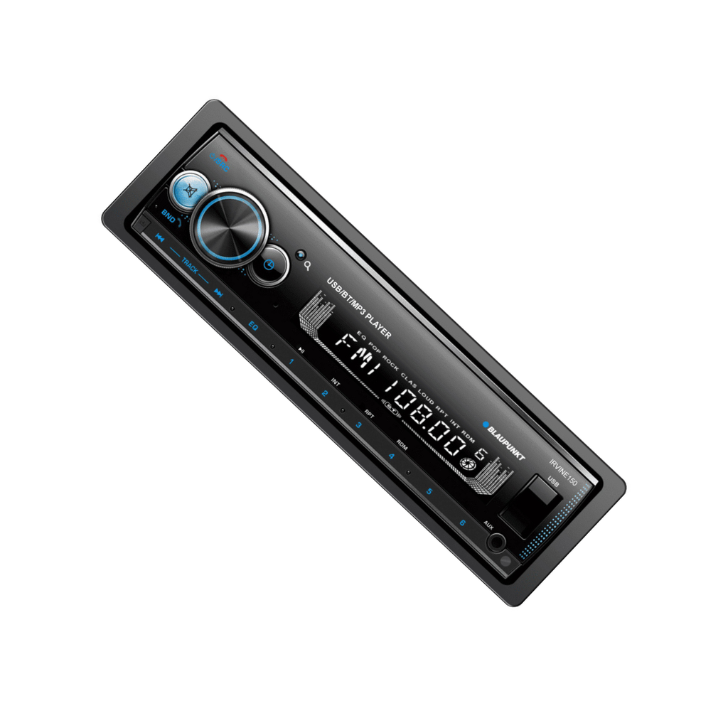 BLAUPUNKT IRVINE140 Car Audio Multi Media Player with Bluetooth and Radio Stereo Receiver 1-DIN MP3 / USB/SD/AUX