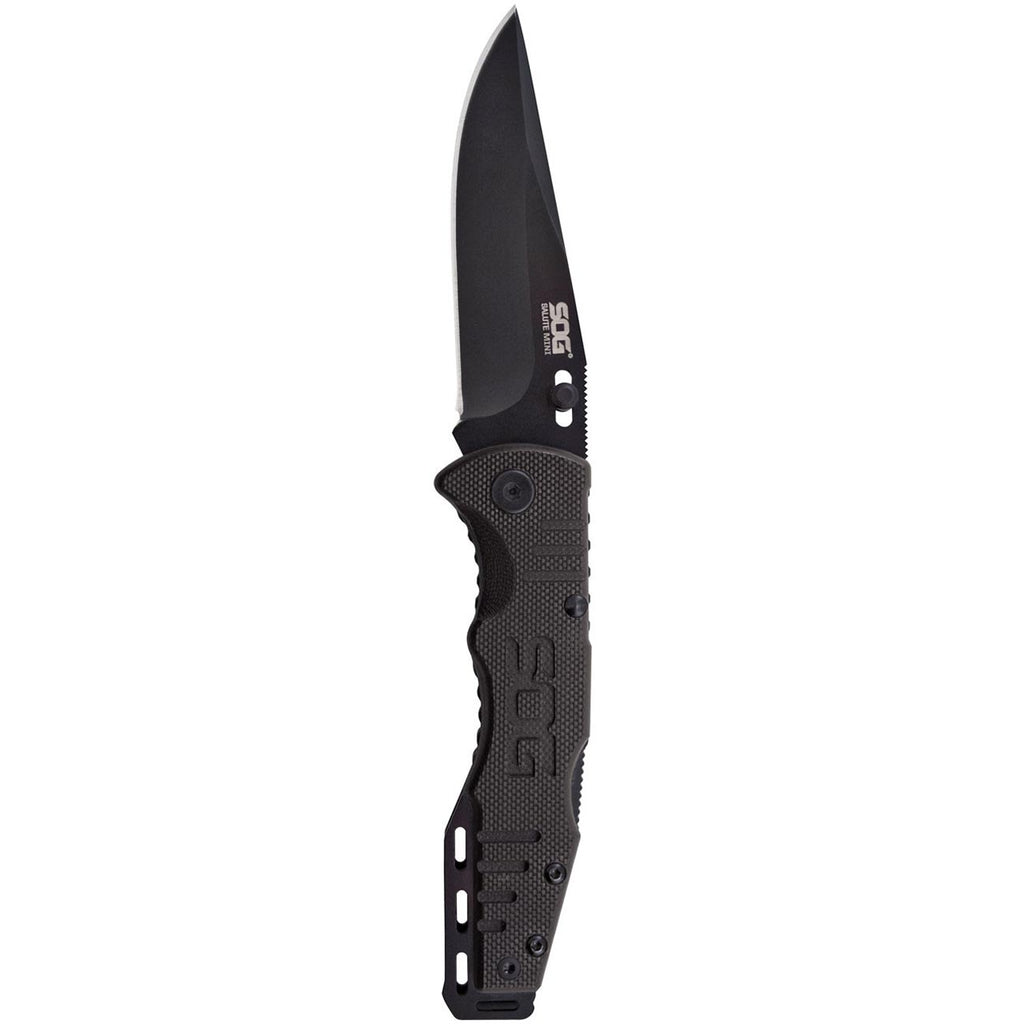 SOG Knives - Salute - Mini, Black Oxide, G10