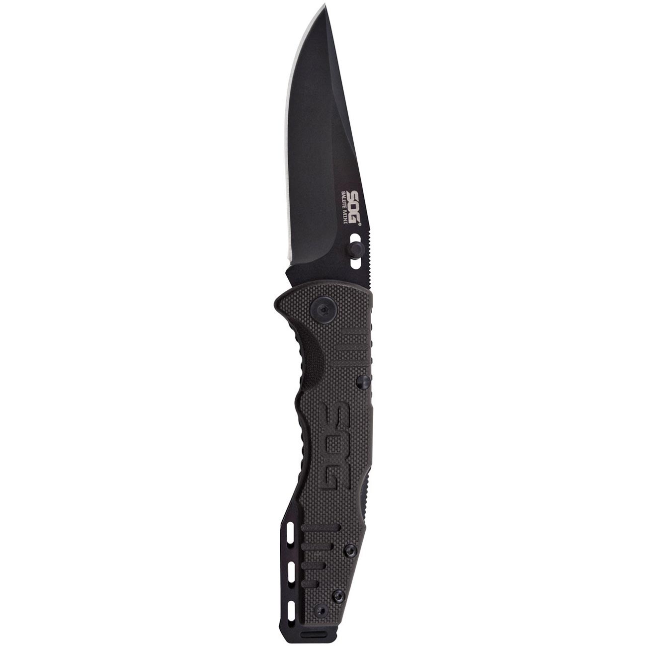 SOG Knives - Salute - Mini, Black Oxide, G10