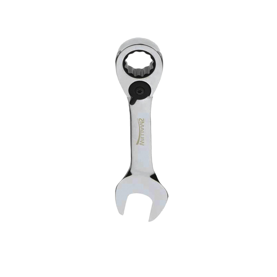 Williams 1210MRCS 10mm Stubby Reversible Ratcheting Comb Wrench, 12 Point