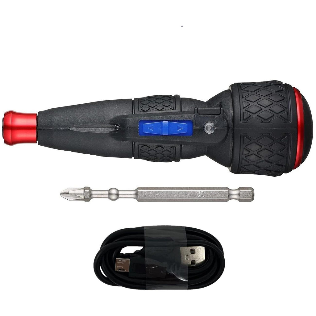 (USA Official) VESSEL e-ASSIST Screwdriver Higher Torque ver. with 25PC. Bit Set