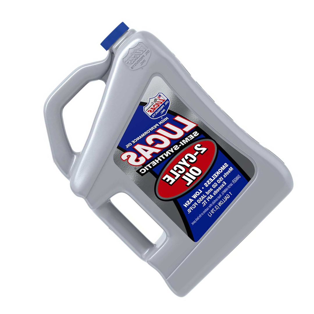 Lucas Oil 10115LUCAS Semi-Synthetic 2-Cycle Engine Oil – 1 Gallon, High-Performance Marine & Powersports Oil