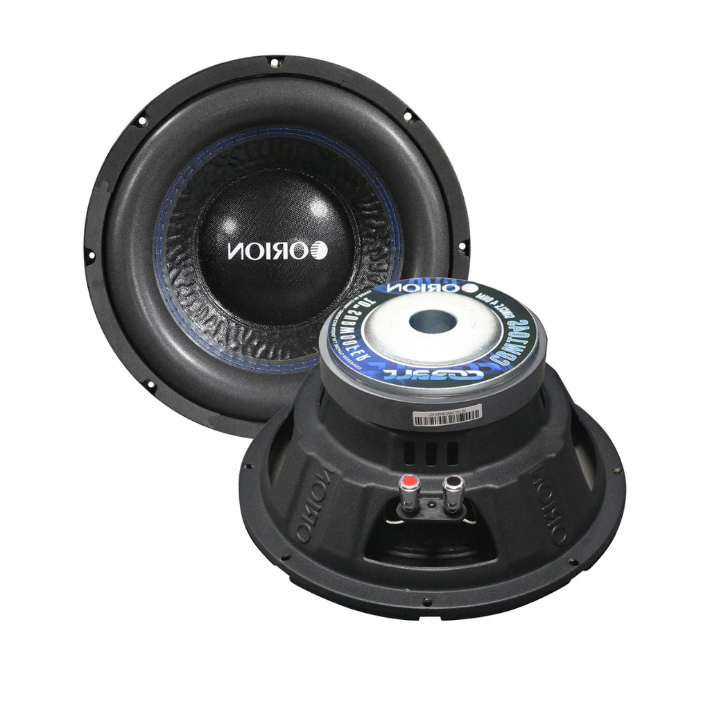 ORION CBW104S Cobalt Series 10” Car Subwoofer, 1200W Max, 300W RMS, Single 4 Ohm, 2” OFC Voice Coil, UV-Coated Cone, Foam Surround – Reliable Subwoofer for Car Audio Systems & Sub Boxes