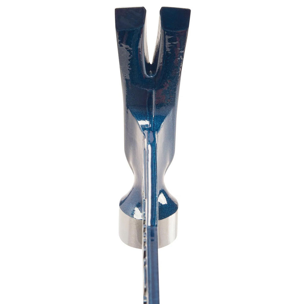 ESTWING Hammertooth Hammer - 24 oz Long Handle Straight Rip Claw with Smooth Face & Shock Reduction Grip - E6-24T
