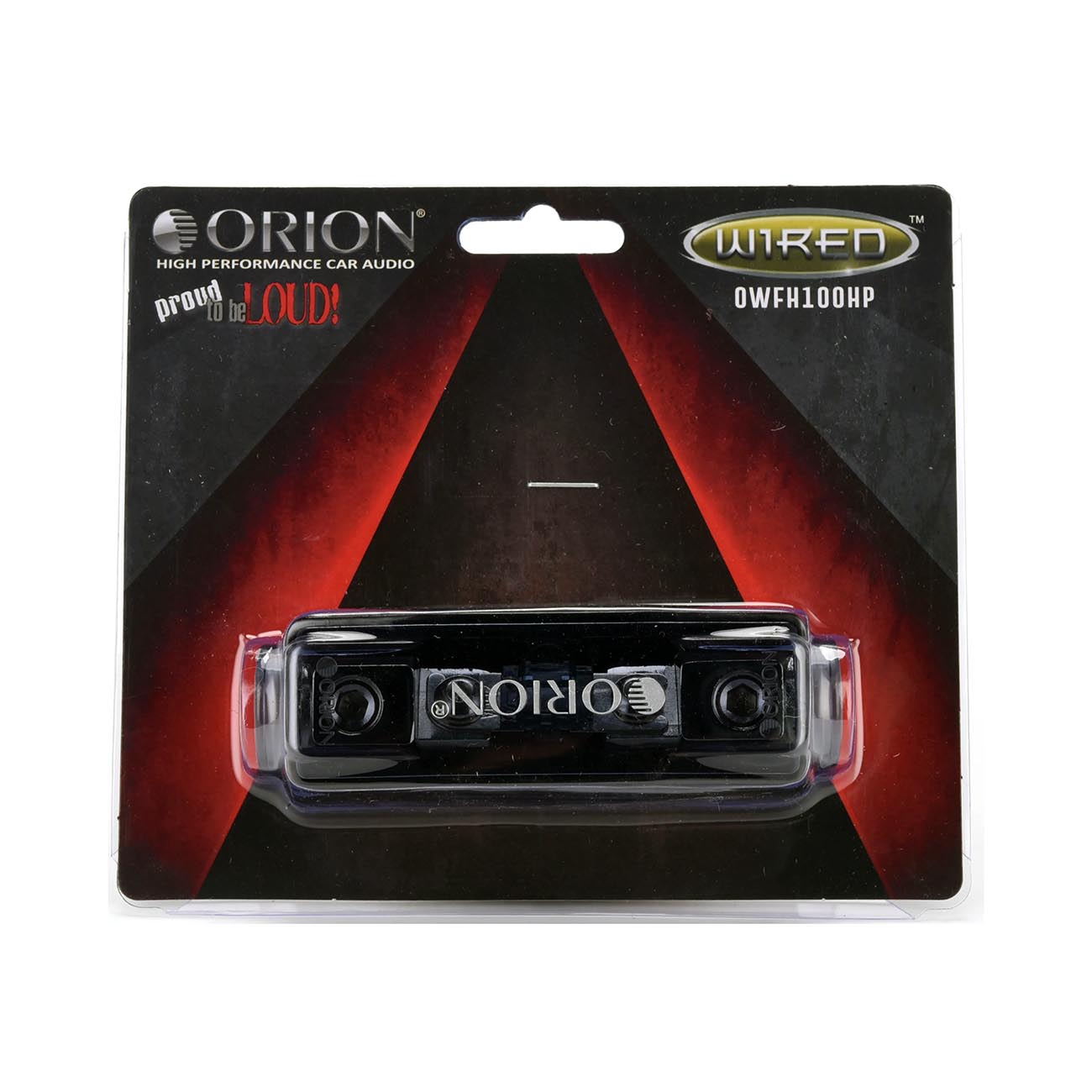 ORION XTR Series OWFH100HP 0/2 Gauge In-Line Mini ANL Fuse Holder W/ 200 Amp Fuse for Car Audio Amplifier
