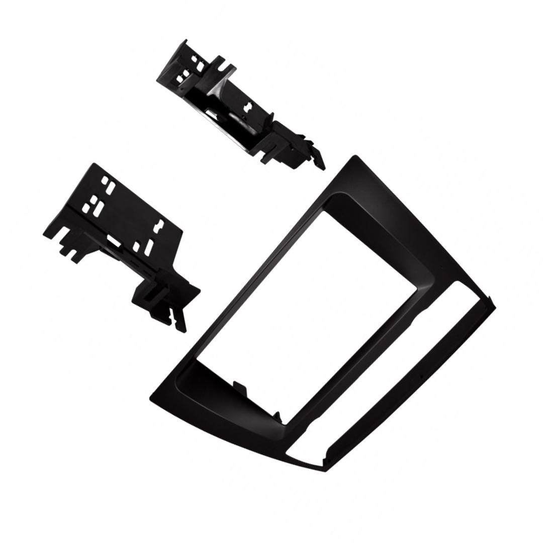 American International BMWK320 Double‑DIN Dash Installation Kit for Select 2006–2013 BMW 3 Series – Satin Black
