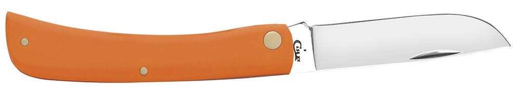Case WR XX Pocket Knife Orange Synthetic Sod Buster Jr Item #80502 - (4137 SS) - Length Closed: 3 5/8 Inches