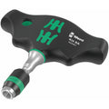 Wera 416 RA Ratcheting T‑Handle Bitholding Screwdriver with Rapidaptor Quick‑Release Chuck – 1/4″ x 45 mm