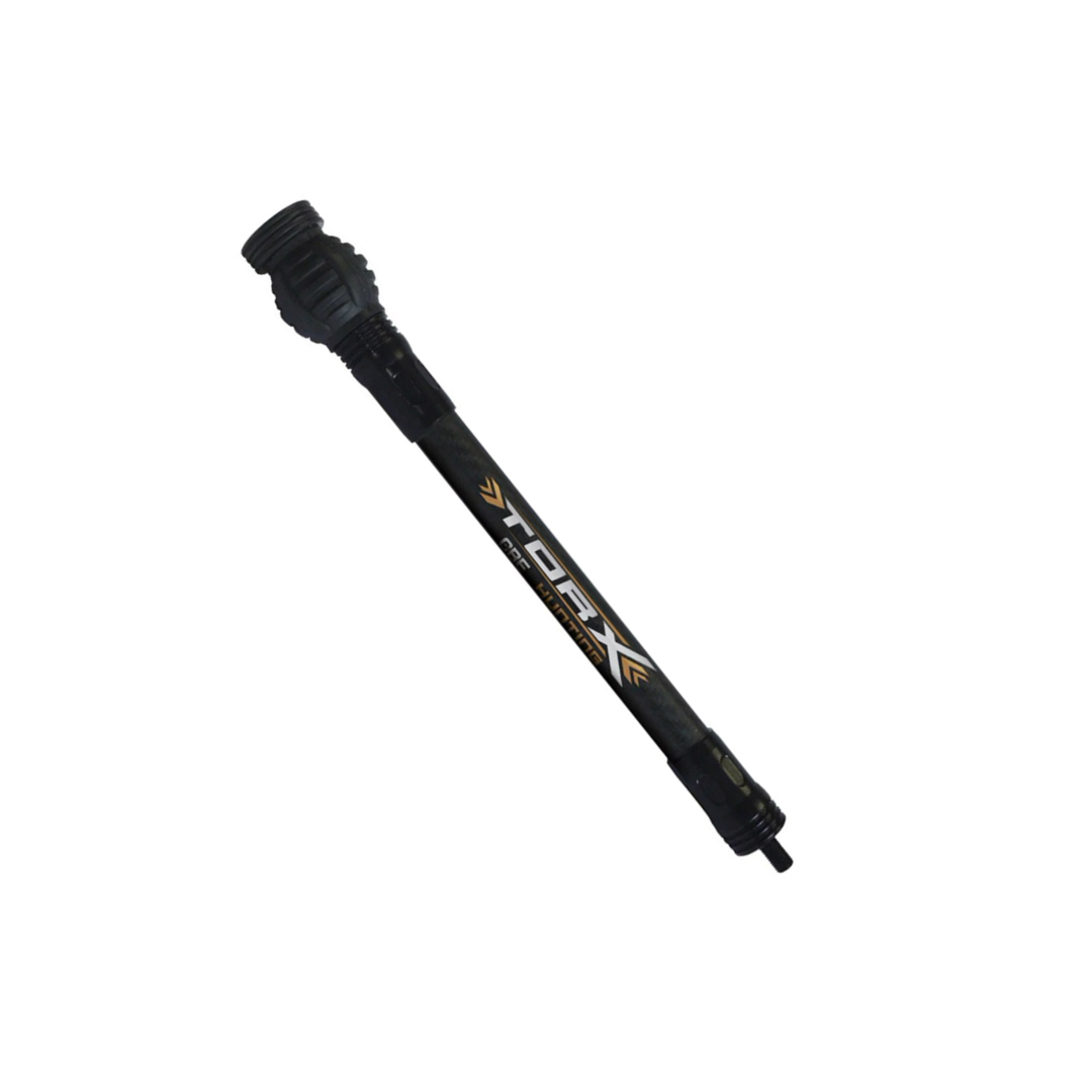 CBE 11″ Torx Stabilizer – High-Mod Carbon Bow Stabilizer w/ Dampener & Weight Kit