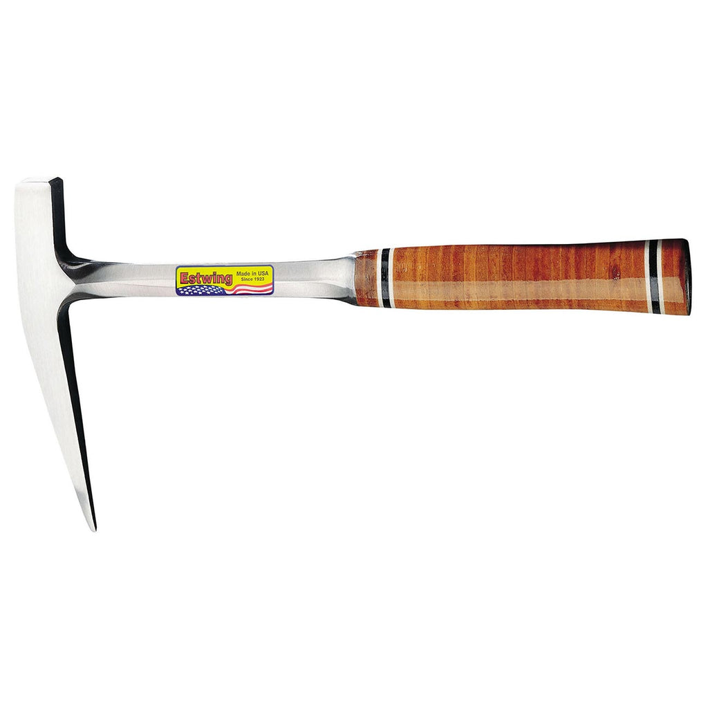 Estwing 13 oz. Lightweight Smooth Face Rock Pick – Leather Grip - E13P