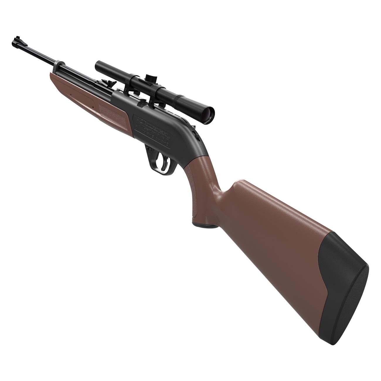Crosman 760BKT Pump Master .177-Caliber Pellet/BB Air Rifle Kit,Brown