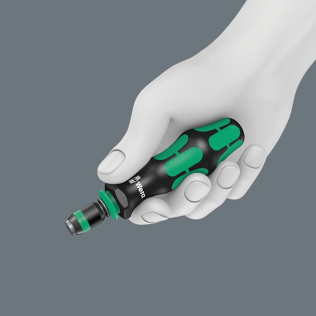 Wera 05073541001 Kraftform 817 R SB Hexagon Premium Plus Bitholding Screwdriver, Rapidator Quick-Release Chuck, Bayonet Blade, 1/4" Head, 133mm Blade Length