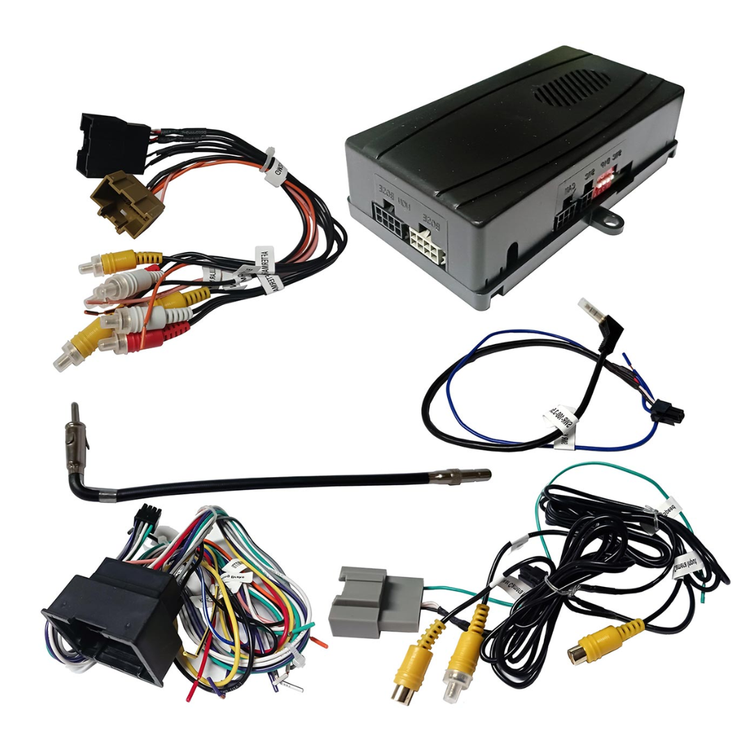 Crux SOOGM16W OnStar Radio Replacement Interface – SWC Retention & Video Switcher for ’12–’14 GM LAN-29 Bit SUVs & Trucks with Navigation
