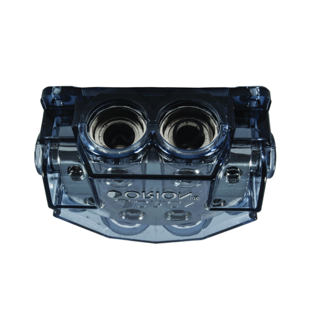 Orion XTR DB20202428 Power Ground Distribution Block, 2X 0/2 Gauge in Two 0 Input for 2X 4 Gauge 2X 8 Gauge Output, for Car Audio Amplifier | Auto Parts, Automotive, Marine, Motorcycle, Trucks, RV