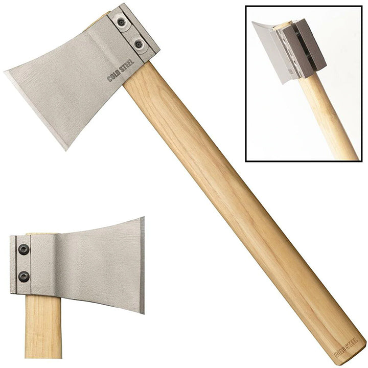 Cold Steel Throwing Axe Camping Hatchet - Great for Axe Throwing Competitions, Camping, Survival, Outdoors and Chopping Wood, Professional Throwing Hatchet