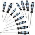 Wera - Stainless Screwdriver Set 12Pc (Sl/Ph/Sq), 3334/12 - 5347903001