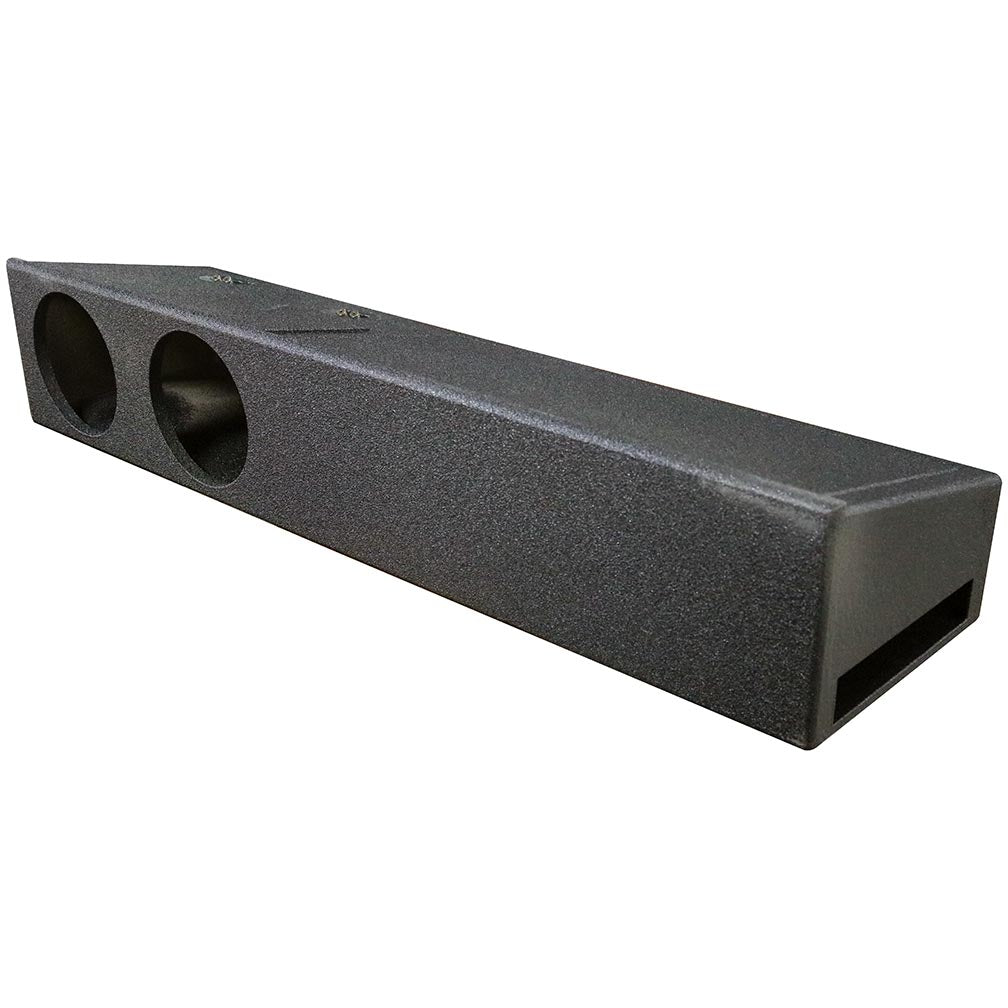 QPower “QBOMB” QBFORDFF09208 Ford F-Series Super Crew ’09-’24 Dual 8″ Empty Woofer Enclosure