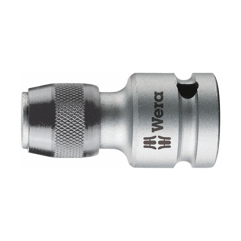 Wera Female Square 784 B/1 Quick-Release Chuck, Adaptor 1/4" x 3/8" Drive,5042755001