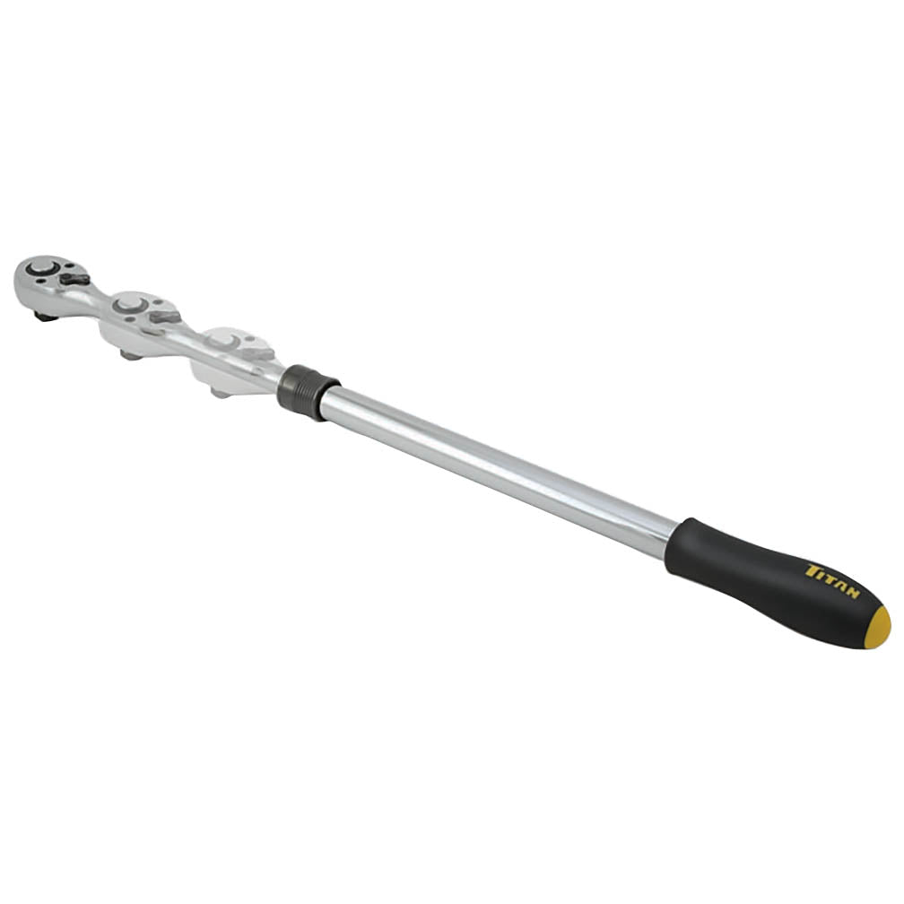 Titan 12073 1/2-Inch Drive x 18 to 23-1/2-Inch 72-Tooth Extendable Ratchet