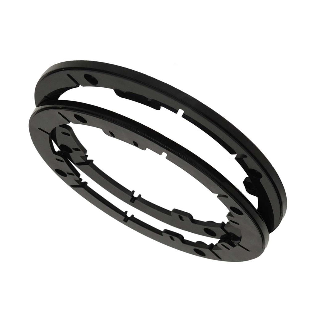 American International USB725 6"/6.5"/6.75" Speaker 1/4" Extension Rings – Car Audio Mounting Spacers, Pair