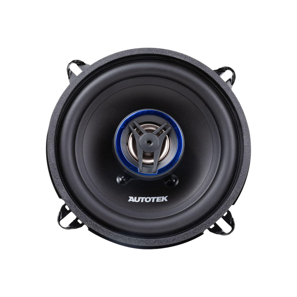 Autotek Street Machine 250W 5.25 Inch 2 Way Car Audio Coaxial Speakers with Neo Mylar Soft Dome Tweeters for Crystal Clear Sound, Pair