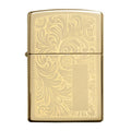 Zippo Lighter High Polish Brass Venetian