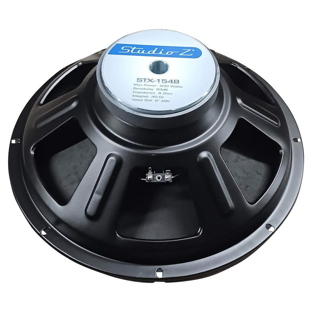 Studio Z STX1548 15″ Woofer – 600W Max, 8 Ohm SVC Replacement Subwoofer Driver