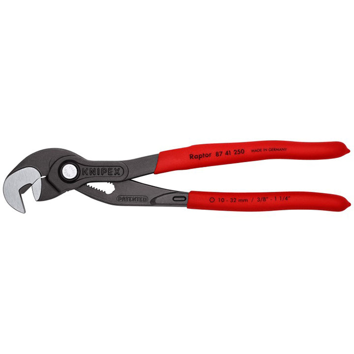 KNIPEX - 87 41 250 RAP Tools - Raptor Pliers (8741250) Red 10 inches