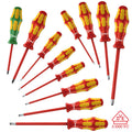 Wera - Vde Insulated Screwdriver Set 12Pc (Sl/Ph/Sq), 160I/12 - 5347900001