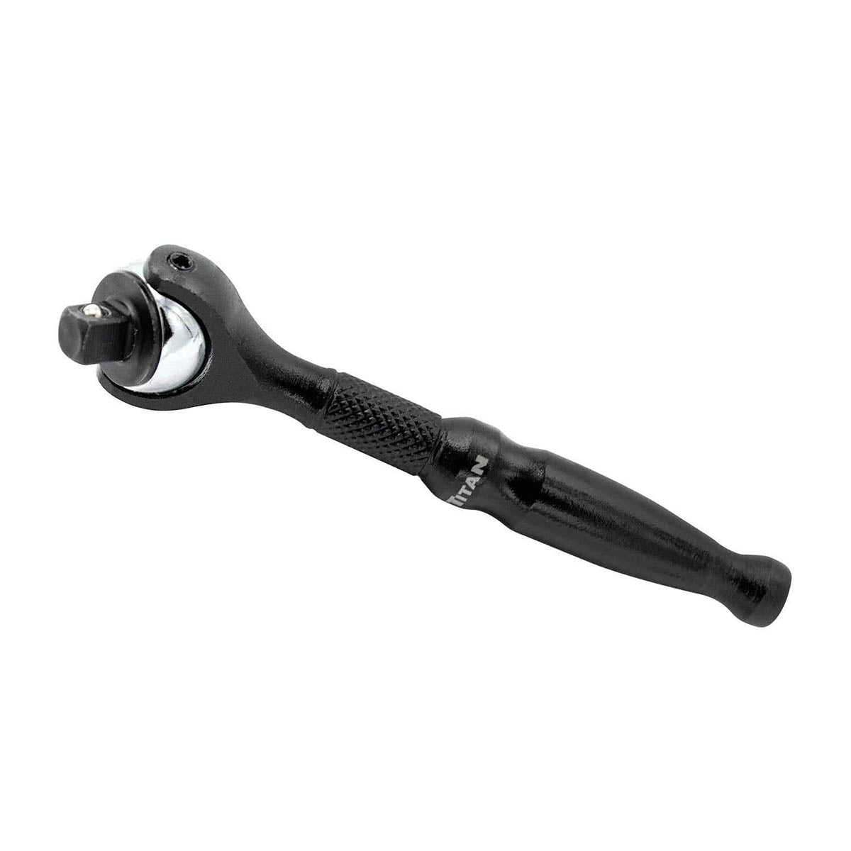 Titan 11313 1/4-Inch Drive x 4-Inch Micro 90-Tooth Swivel Head Ratchet